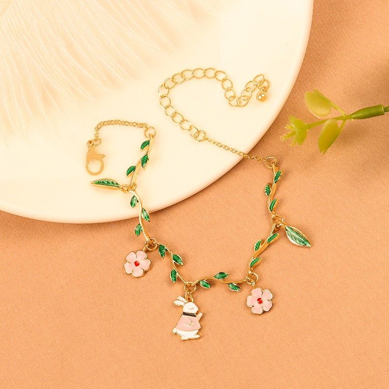 Exquisite Tulip Flower Adjustable Bracelets