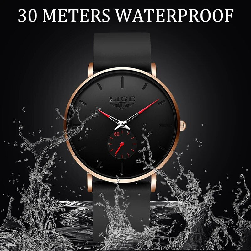 Fashion Sports Mens Watches Simple Ultra-Thin