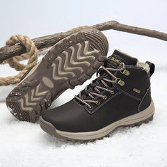 Outdoor Fashion Leather Boots Comfortable Men Shoes