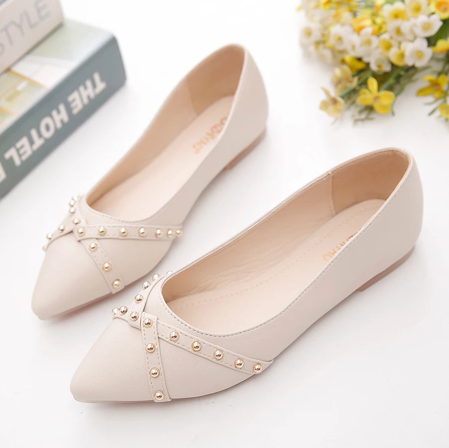 Woman Flats Shoes Pointed Toe Casual Shoes Comfortable