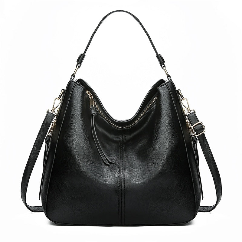 Hobo Leather Women Handbags Shoulder Bags Fashion