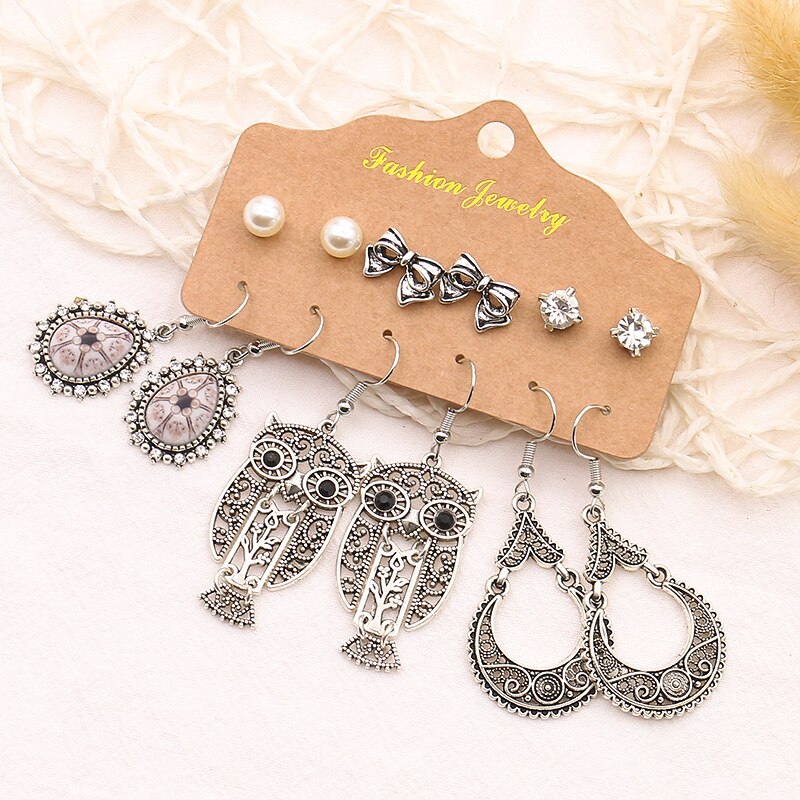 Women Earrings Set Vintage Earrings Bohemian