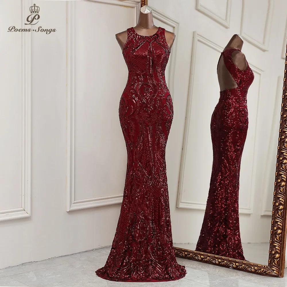 evening dresses long formal dress women elegant mermaid