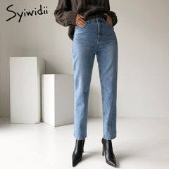 Straight High Waisted JeansDenim Vintage Streetwear Clothes