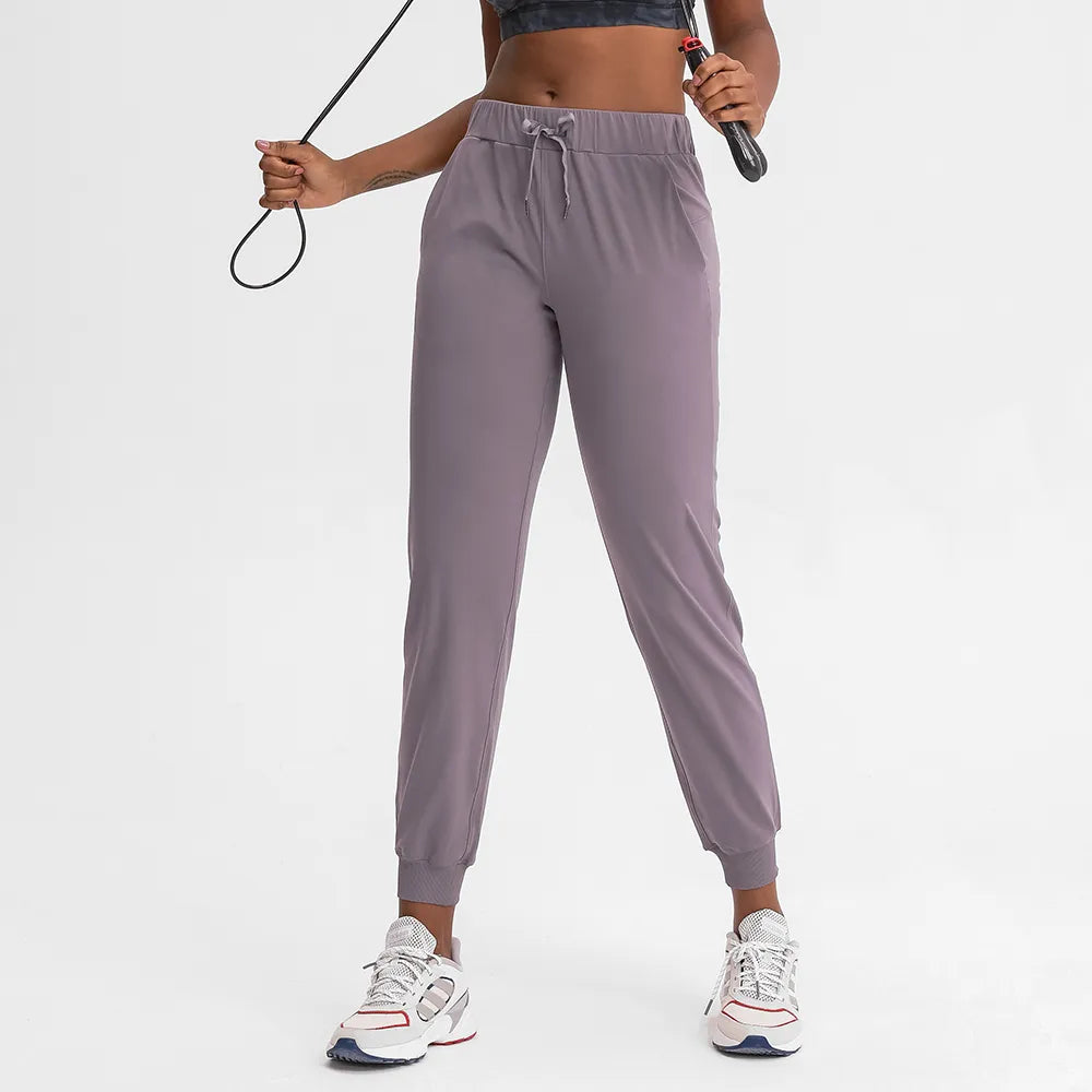 Waist Drawstring Leisure Sport Joggers Workout Gym Pants