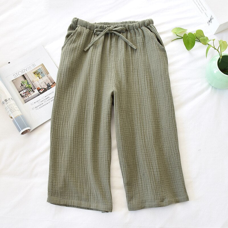 Light/Deep Gray Bottom Summer Night Pants