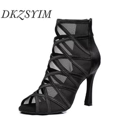 Latin Dance Shoes Women Ballroom Salsa Dance Boots