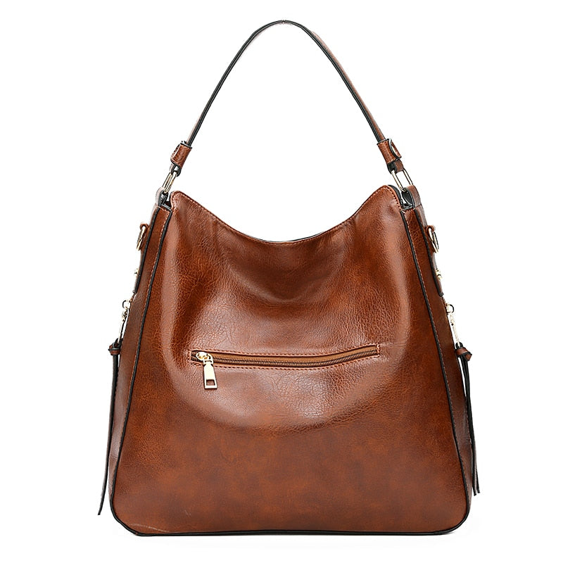 Hobo Leather Women Handbags Shoulder Bags Fashion