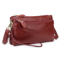 Women's Genuine Leather Messenger Clutch Bags Mini