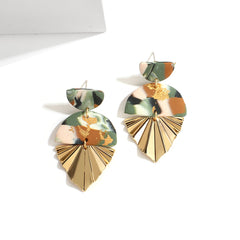 Handmade Polymer Clay Drop Earrings Fashion Pattern