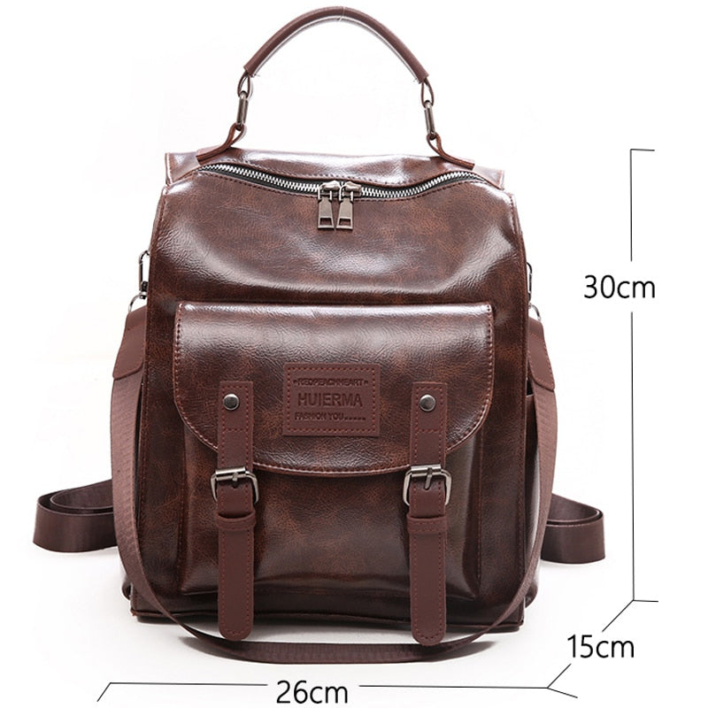 Fashion Women Backpack PU Leather Backpacks