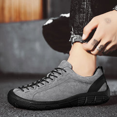 Genuine Leather Men's Shoes Outdoor Non-slip Sneakers