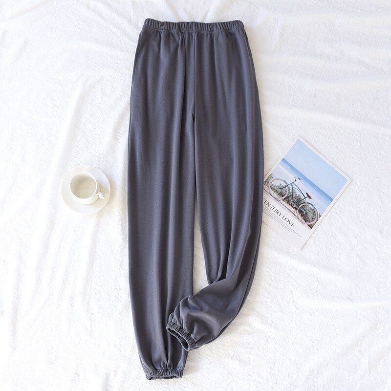 Style Cotton Pajama Pants Home Lounge