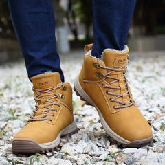 Outdoor Fashion Leather Boots Comfortable Men Shoes