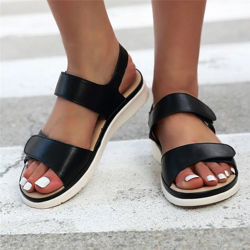 fashion for women low roman sandals