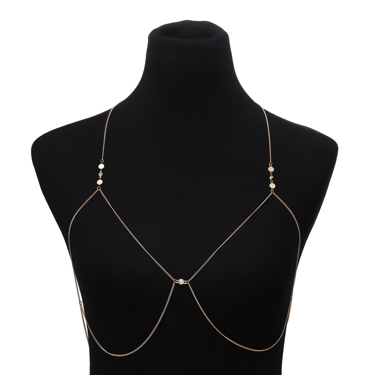 Simple Style Chain Necklace Belly Body Chain Fashion