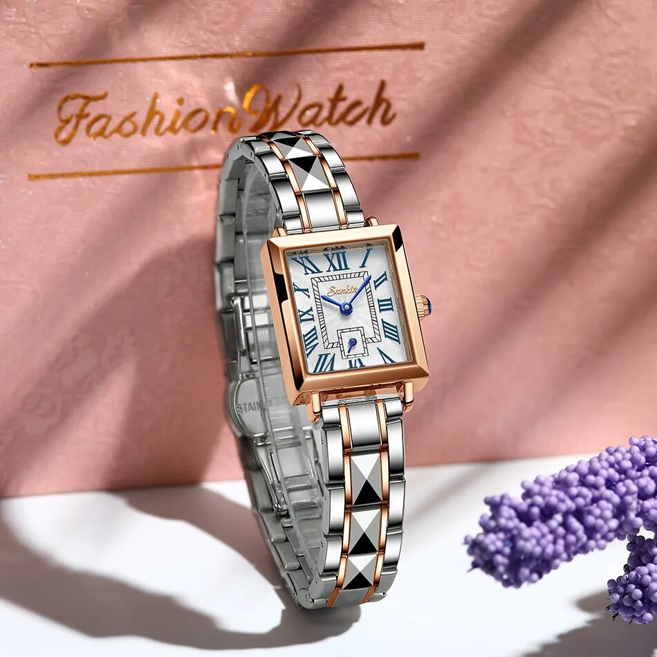 Women Watches Rose Gold Wristwatch Ladies