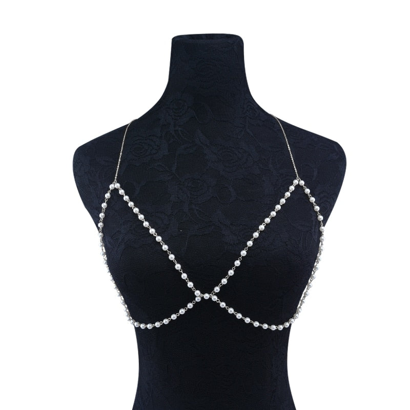 Simple Style Chain Necklace Belly Body Chain Fashion