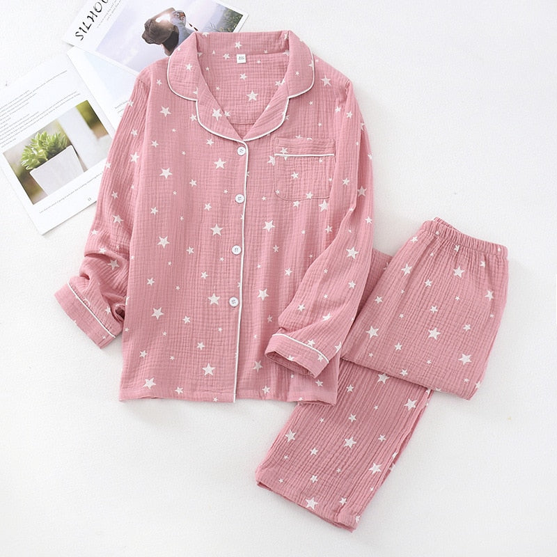 Couple cotton long-sleeved trousers pajamas suits l