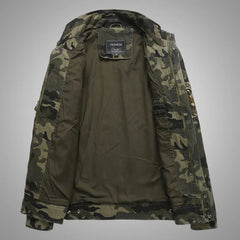 Casual Man Camouflage Coats Outwear Windbreaker Clothing