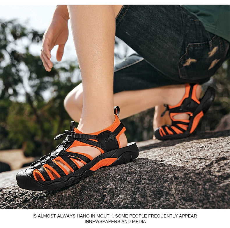 Men Sandals Fashion Design Breathable Casual Shoes