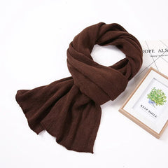 Fashion Winter Thick Warm Scarf  Men Scarf Knitted