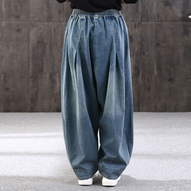 Baggy Oversize Jeans Women Denim Casual Cross Pants Vintage Harem