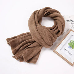 Fashion Winter Thick Warm Scarf  Men Scarf Knitted