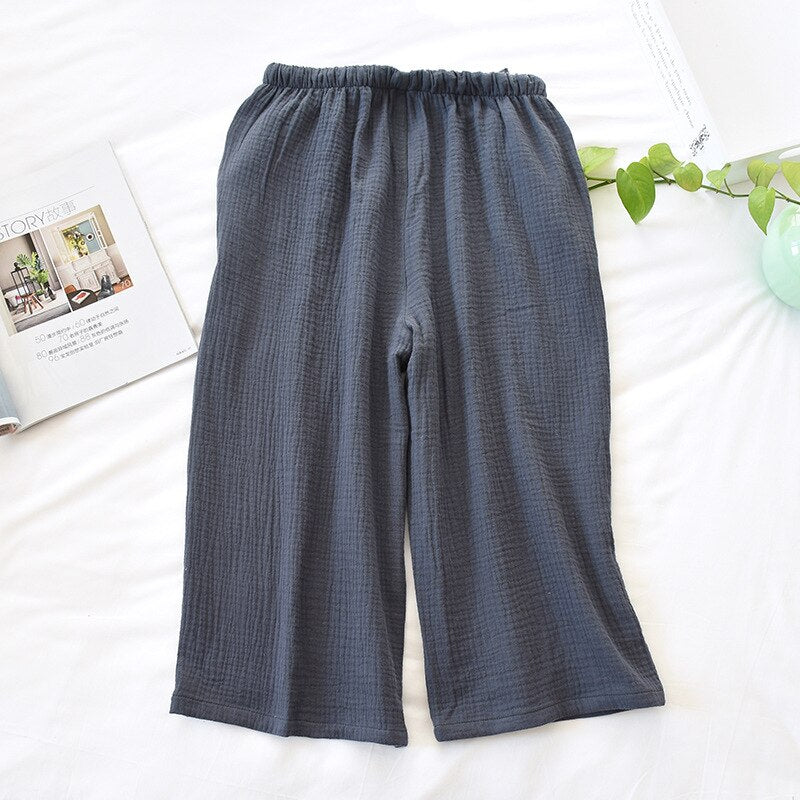 Light/Deep Gray Bottom Summer Night Pants