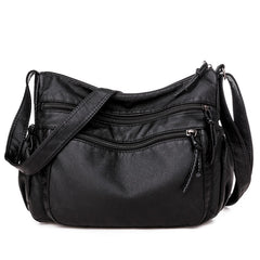 Vintage Women Shoulder Pu Leather Crossbody Bag