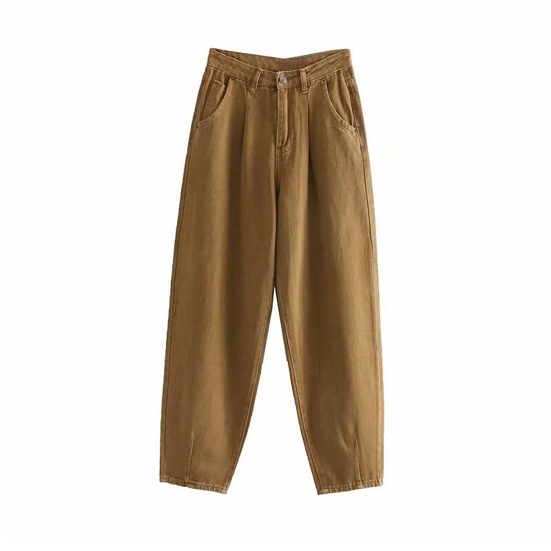 Women's Cargo Pants High Waist Loose Trousers Female