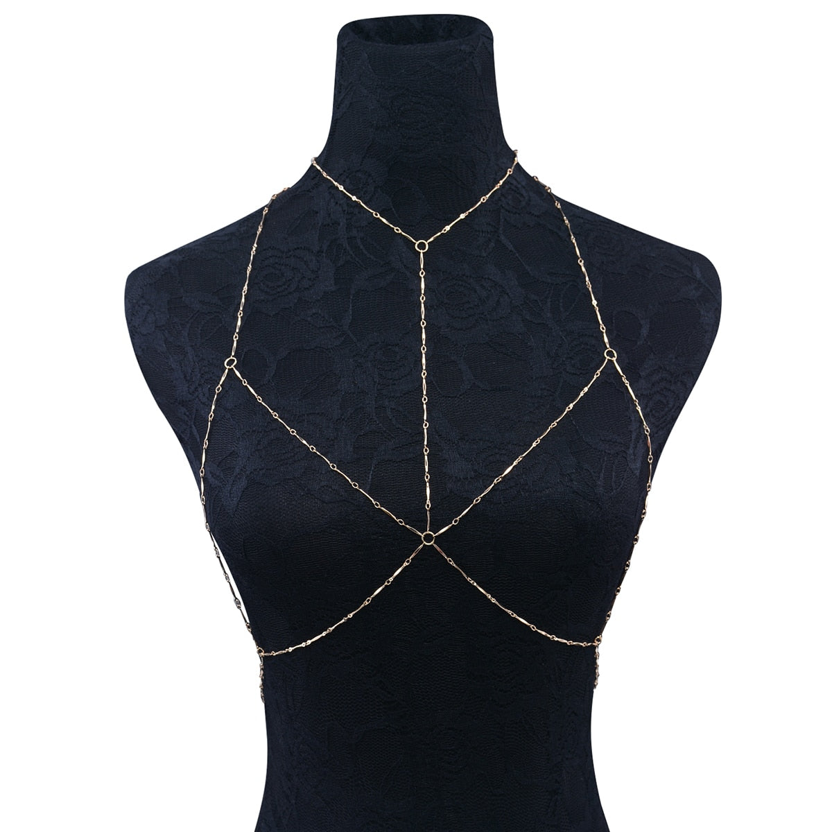 Simple Style Chain Necklace Belly Body Chain Fashion