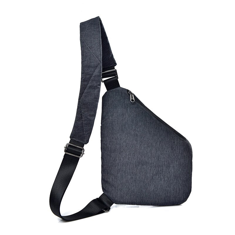 Summer Single Shoulder Bags for Men Waterproof Nylon Chest Bag