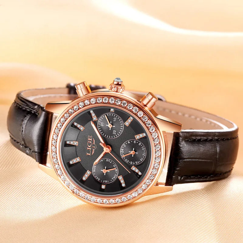 Women Casual Leather Dress Watches