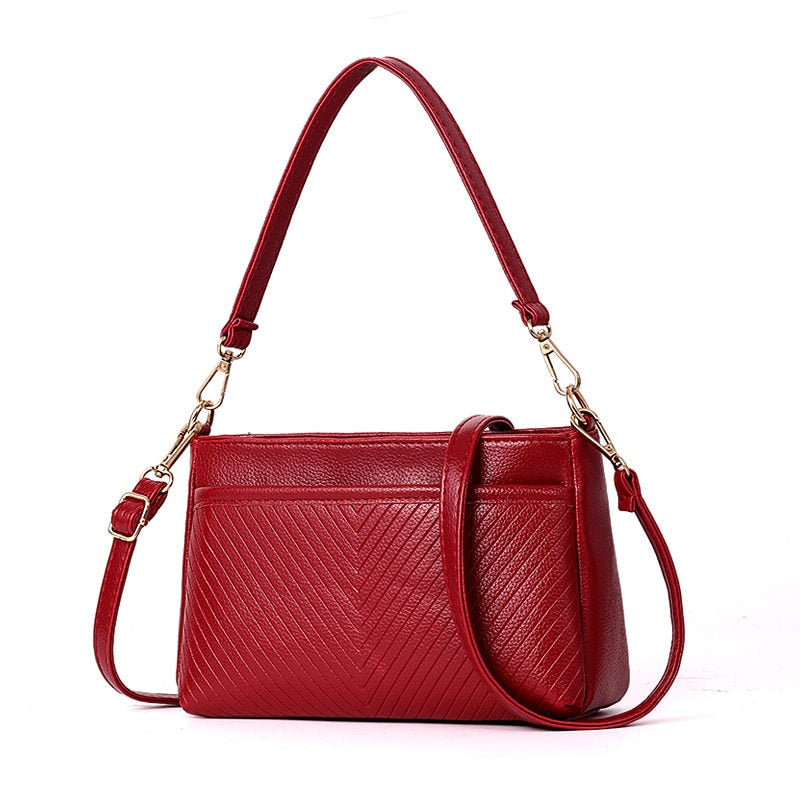 Women Casual Handbags Pu Leather Shoulder Bags