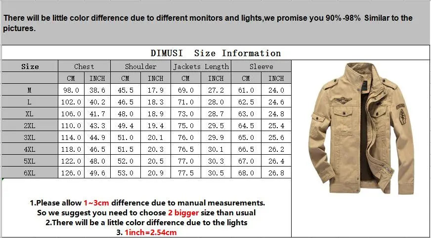 Men's Bomber Jackets Casual Coats Outwear