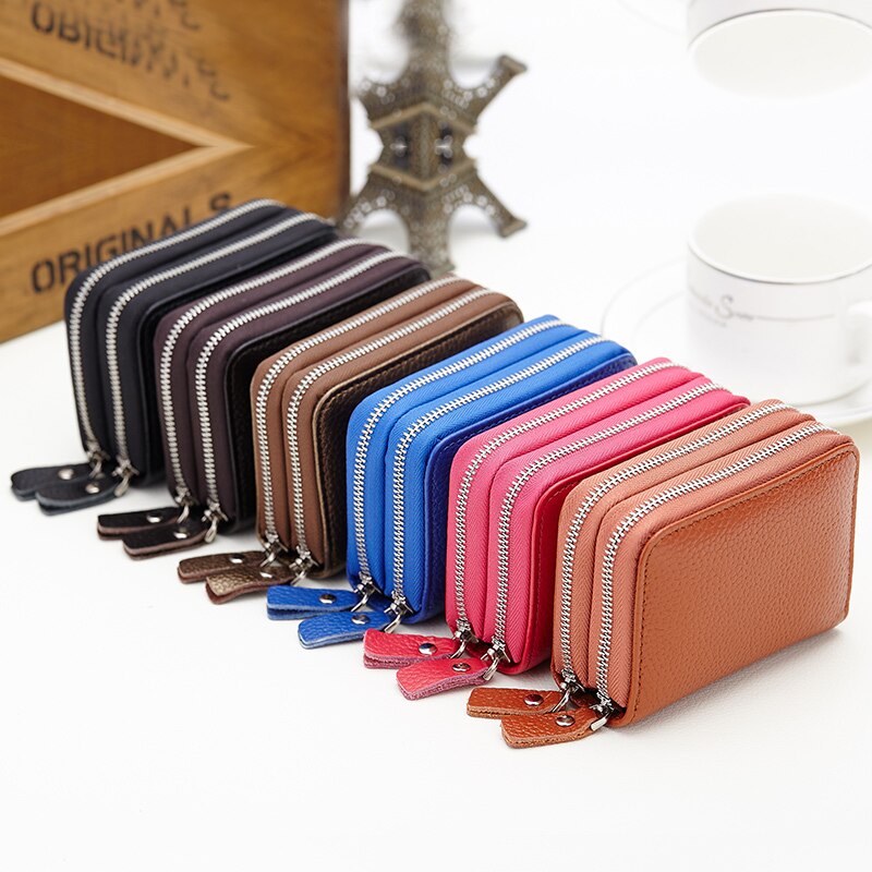 Mini Short Wallet Coin Purse Solid Card Holder