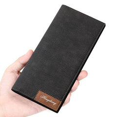 Leather Thin Wallet For Long Purse Slim Card Holder