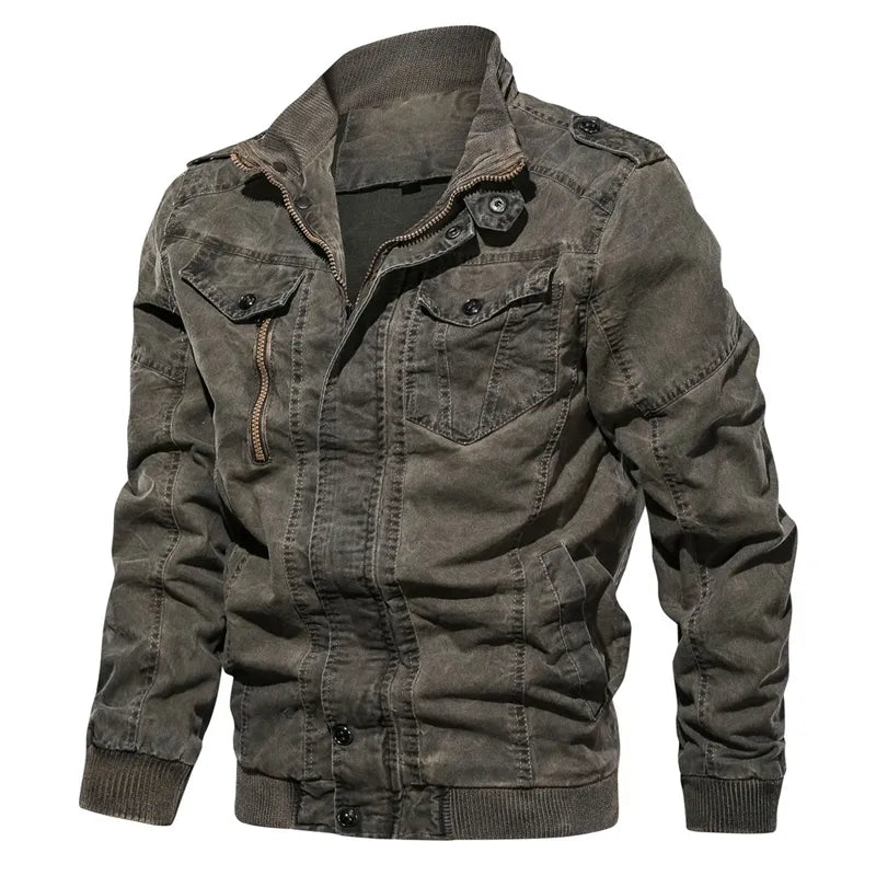 Denim Jacket Trendy Fashion Ripped Denim Outwear