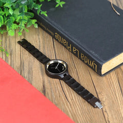 Wood Women Watch Band Exquisite Quartz Watches