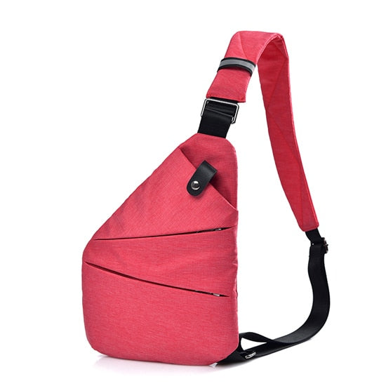 Summer Single Shoulder Bags for Men Waterproof Nylon Chest Bag