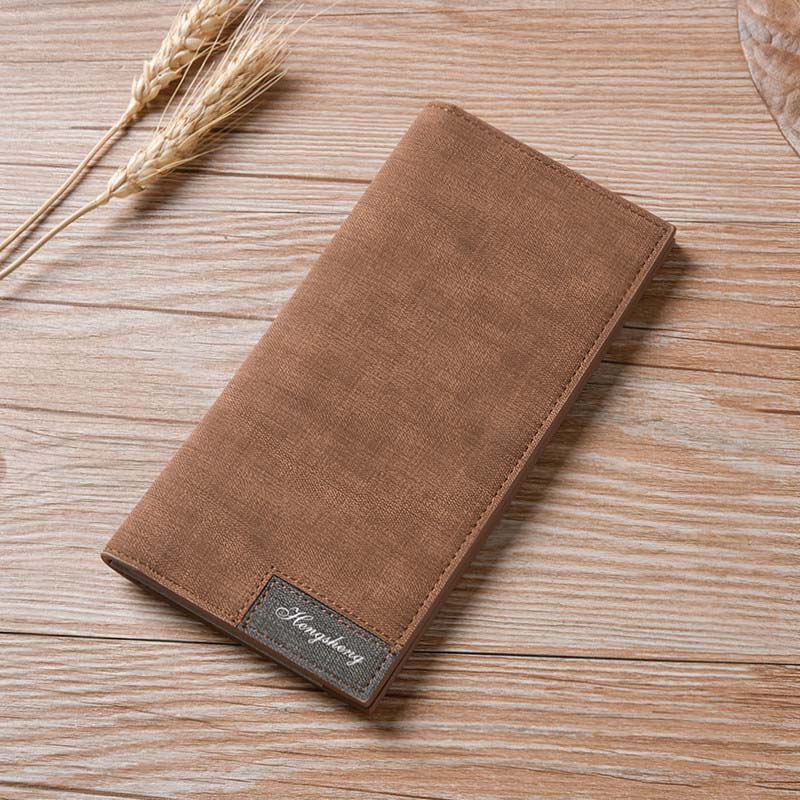 Leather Thin Wallet For Long Purse Slim Card Holder