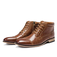 Men Boots Classic Genuine Leather Casual Shoes Fashion