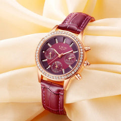 Women Casual Leather Dress Watches