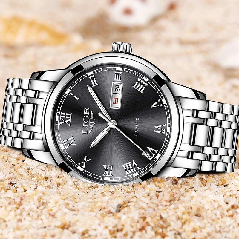 Brand Men Sports Watch Casual Full steel Wristwatches