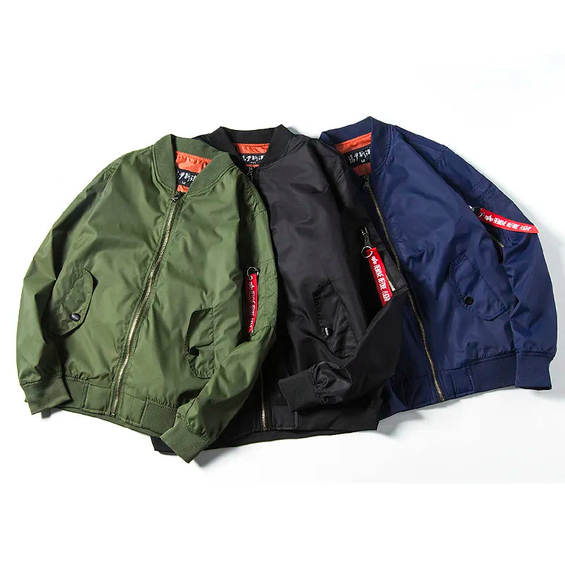 Autumn Bomber Jackets causal polo mens Clothing