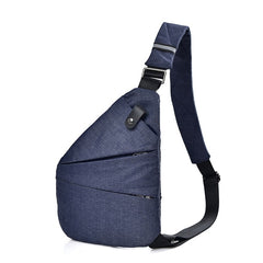 Summer Single Shoulder Bags for Men Waterproof Nylon Chest Bag