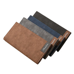 Leather Thin Wallet For Long Purse Slim Card Holder