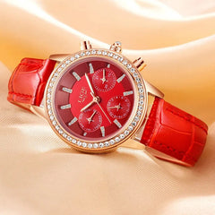 Women Casual Leather Dress Watches