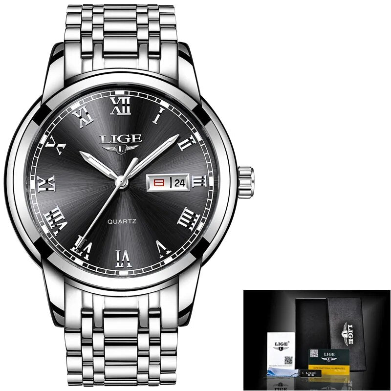 Brand Men Sports Watch Casual Full steel Wristwatches